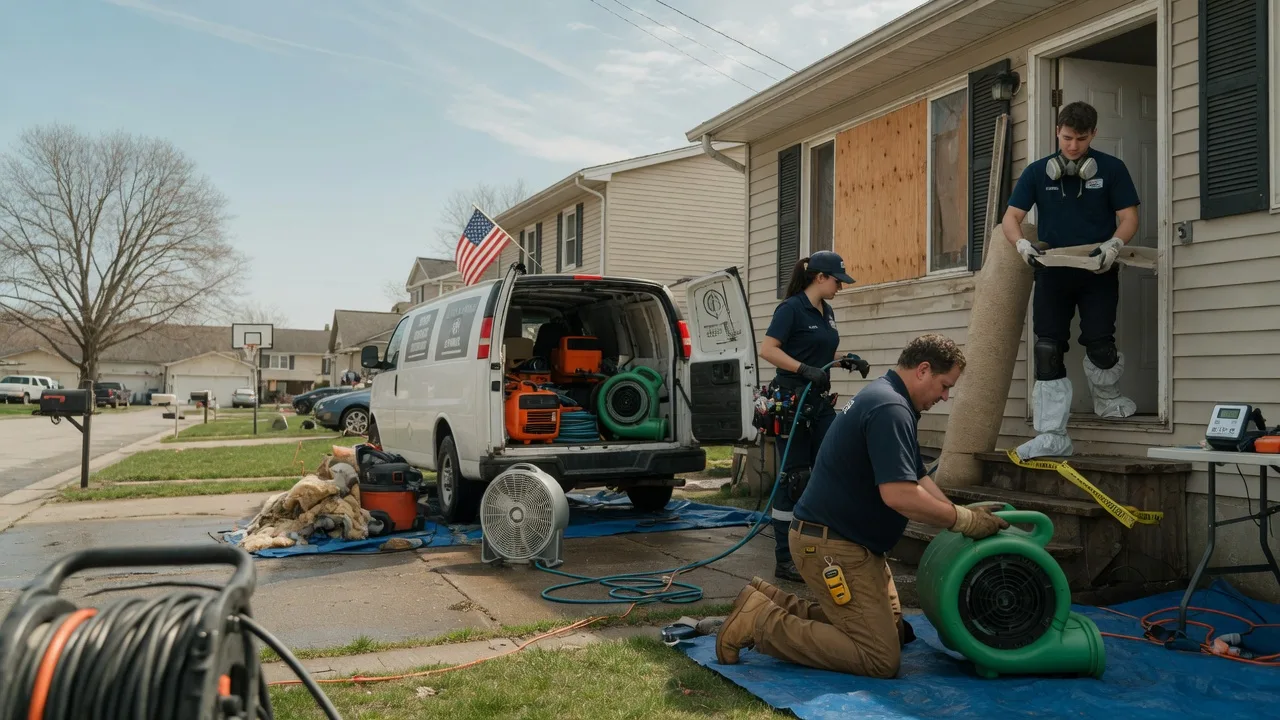 Water Damage Restoration in Clarksville, OH near me